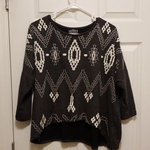 High low sweater